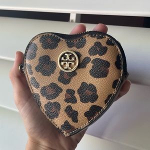 Tory burch leopard coin pouch.